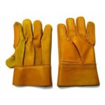 Guante de Cuero Amarillo Mosquetero