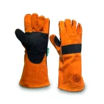 Guante de Soldador Naranjo/Negro Steelpro