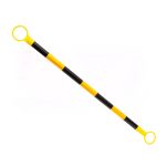 Barra Retractil Negro/Amarillo Segpro