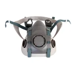 Respirador ergonic 100 tpr medio rostro negro/ gris Steelpro