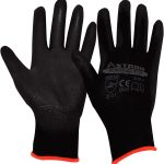 Guante De Nylon Negro Pluremax Revestido De Pluretano