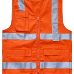 Chaleco drill modelo H color Naranja